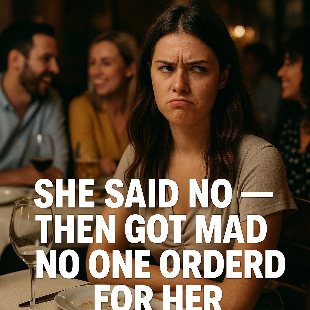 She Said No Then Got Mad No One Ordered for Her The Dinner That Exposed a Family Diva